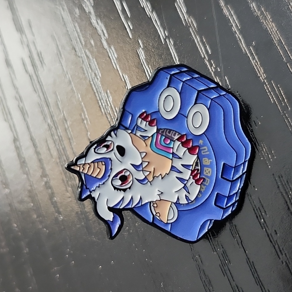 Gabumon Enamel Pin from the Digimon Adventure Series